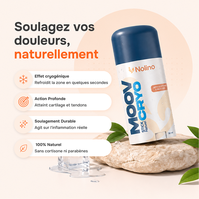 Nolino Cryo - Stick Articulations et Muscles